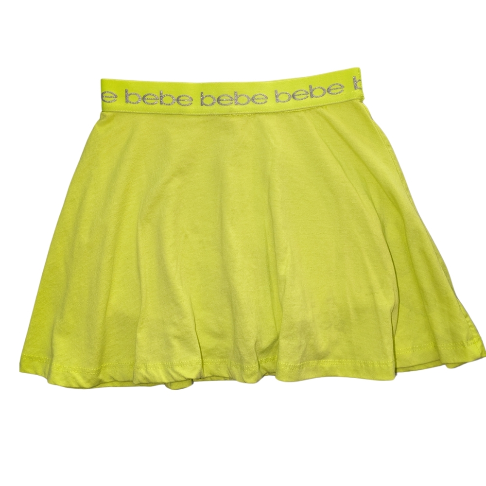 Bebe Neon Yellow Skirt